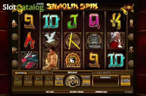 Ροδέλες. Shaolin Spin Κουλοχέρης 