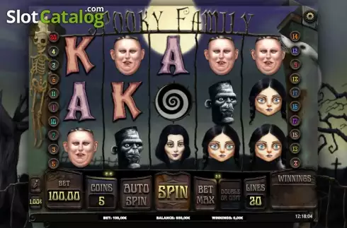 Ροδέλες. Spooky Family Κουλοχέρης