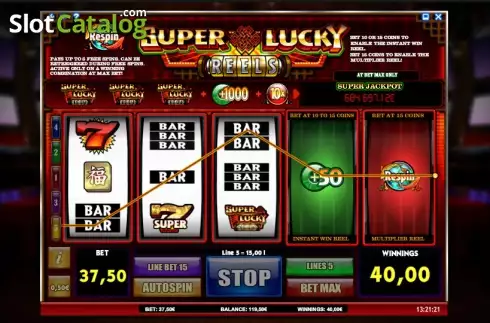 Απάντηση. Super Lucky Reels Κουλοχέρης