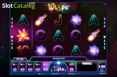 Ροδέλες. Wisps (iSoftBet) Κουλοχέρης