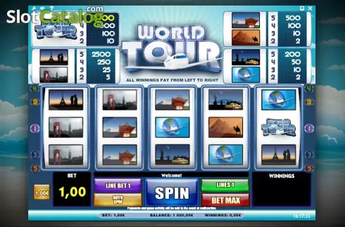 Ροδέλες 1. World Tour ( iSoftBet) Κουλοχέρης
