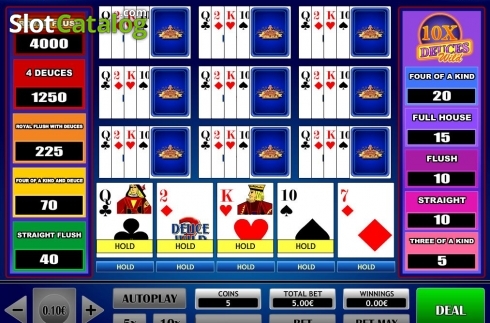 Οθόνη4. 10x Deuce Wild Poker Κουλοχέρης