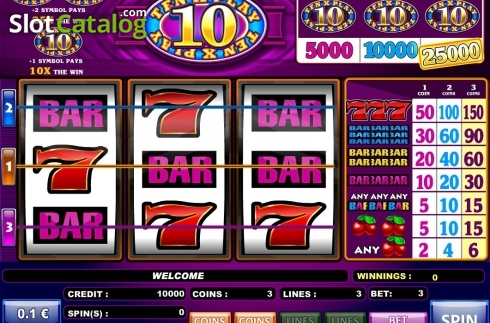 Οθόνη2. 10x Play (iSoftBet) Κουλοχέρης