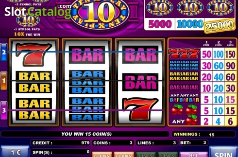 Οθόνη3. 10x Play (iSoftBet) Κουλοχέρης