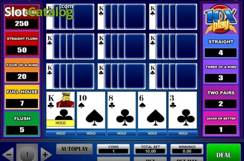 Οθόνη4. 10x Play Poker (iSoftBet) Κουλοχέρης