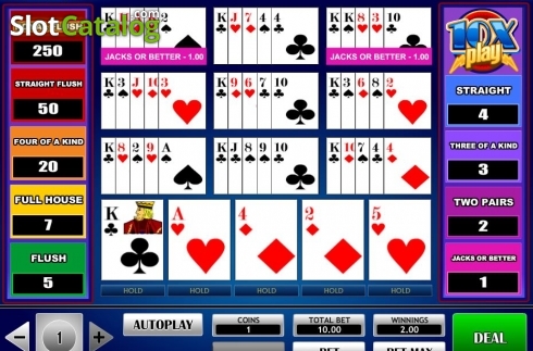Οθόνη5. 10x Play Poker (iSoftBet) Κουλοχέρης