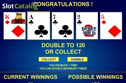 Οθόνη4. 4x Deuce Wild Poker Κουλοχέρης