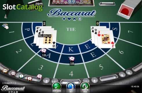 Οθόνη4. Baccarat (iSoftBet) Κουλοχέρης