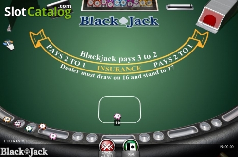 Οθόνη2. Blackjack (iSoftBet) Κουλοχέρης