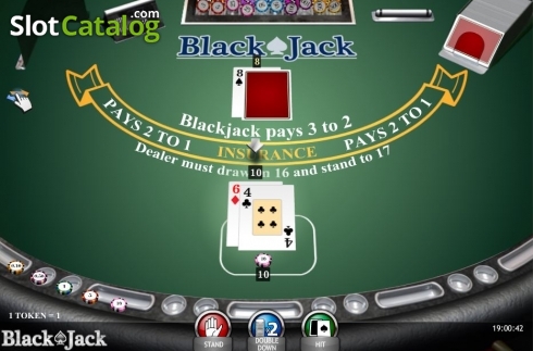 Οθόνη3. Blackjack (iSoftBet) Κουλοχέρης