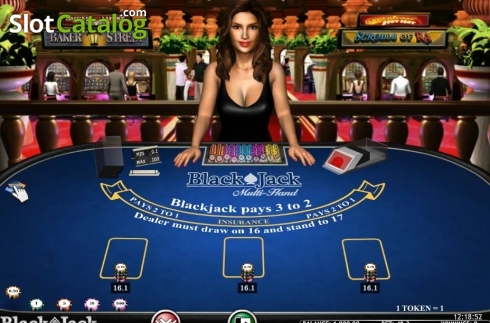 Οθόνη3. Blackjack MH 3D (iSoftBet) Κουλοχέρης