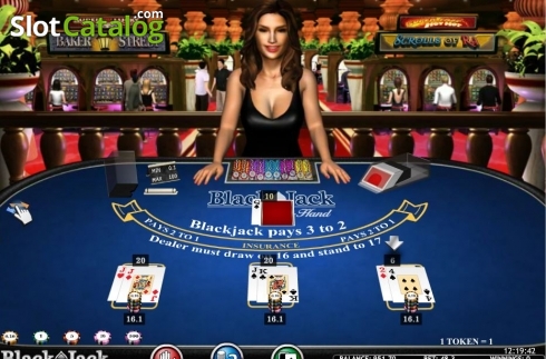 Οθόνη4. Blackjack MH 3D (iSoftBet) Κουλοχέρης