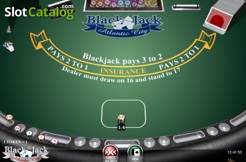 Οθόνη2. Blackjack Atlantic City (iSoftBet) Κουλοχέρης