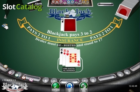 Οθόνη4. Blackjack Atlantic City (iSoftBet) Κουλοχέρης