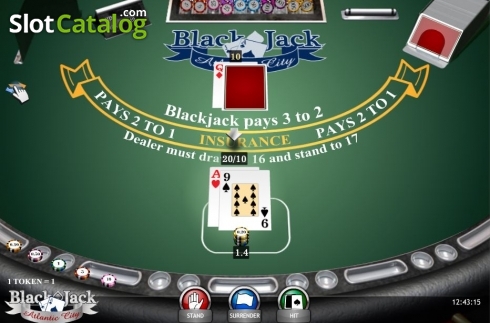 Οθόνη5. Blackjack Atlantic City (iSoftBet) Κουλοχέρης