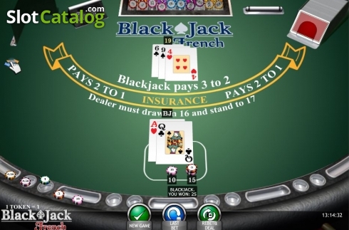 Οθόνη3. Blackjack French (iSoftBet) Κουλοχέρης 