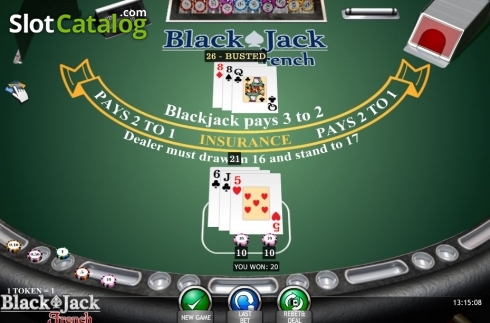 Οθόνη5. Blackjack French (iSoftBet) Κουλοχέρης 