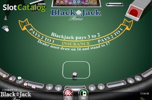 Οθόνη2. Blackjack Reno (iSoftBet) Κουλοχέρης 