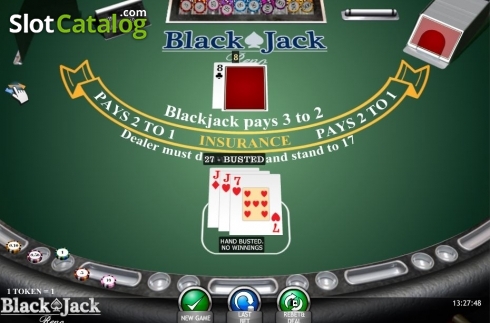Οθόνη6. Blackjack Reno (iSoftBet) Κουλοχέρης 