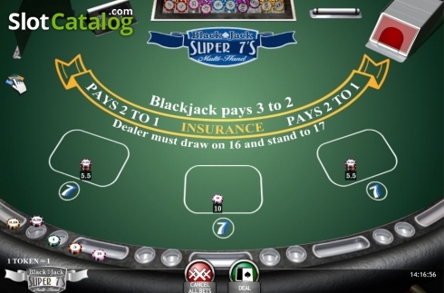 Οθόνη2. Blackjack Super 7s MH Κουλοχέρης
