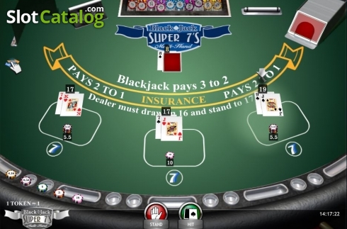 Οθόνη3. Blackjack Super 7s MH Κουλοχέρης