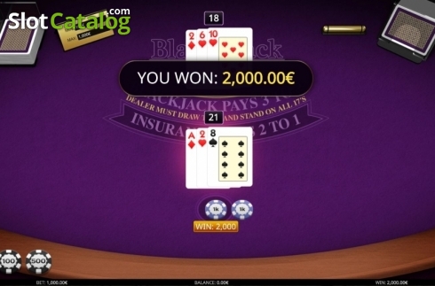 Οθόνη4. Blackjack VIP (iSoftBet) Κουλοχέρης