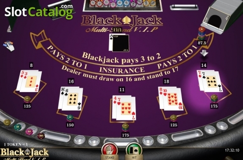 Οθόνη3. Blackjack VIP MH (iSoftBet) Κουλοχέρης