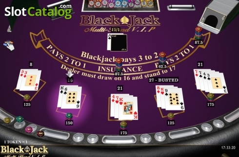 Οθόνη4. Blackjack VIP MH (iSoftBet) Κουλοχέρης