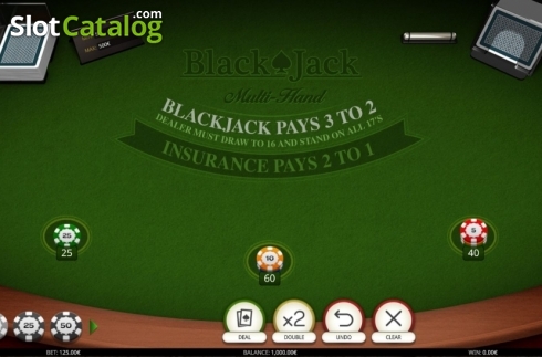 Οθόνη2. Blackjack MH (iSoftBet) Κουλοχέρης