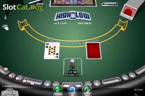 Οθόνη8. Casino High Low Poker (iSoftBet) Κουλοχέρης