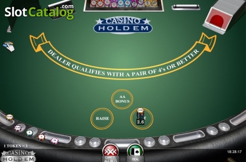 Οθόνη2. Casino Hold'em (iSoftBet) Κουλοχέρης 
