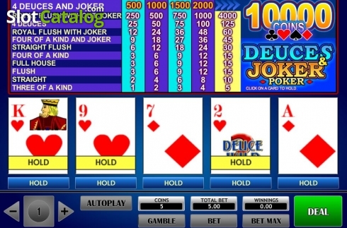Οθόνη2. Deuces and Joker Poker (iSoftBet) Κουλοχέρης