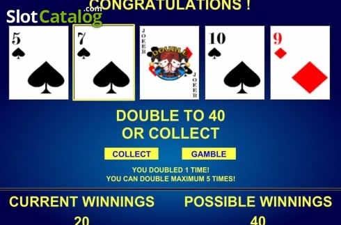 Οθόνη5. Double Joker Poker (iSoftBet) Κουλοχέρης