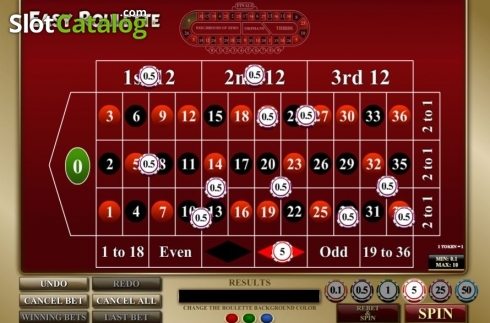 Οθόνη2. Easy Roulette (iSoftBet) Κουλοχέρης