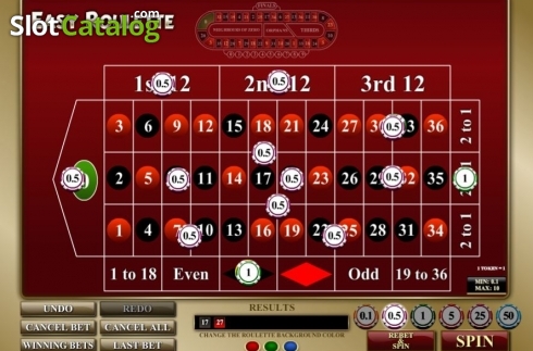 Οθόνη5. Easy Roulette (iSoftBet) Κουλοχέρης