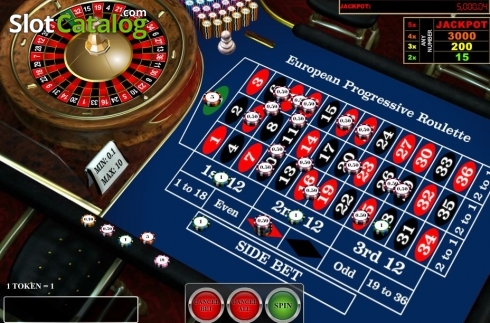 Οθόνη3. European Progressive Roulette (iSoftBet) Κουλοχέρης