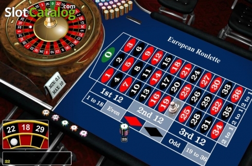 Οθόνη3. European Roulette (iSoftBet) Κουλοχέρης