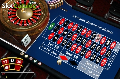 Οθόνη5. European Roulette Small Bets (iSoftBet) Κουλοχέρης