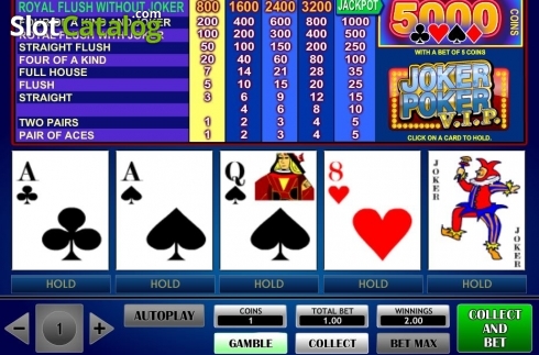 Οθόνη4. Joker Poker VIP (iSoftBet) Κουλοχέρης