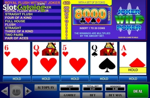 Οθόνη2. Joker Wild Poker (iSoftBet) Κουλοχέρης