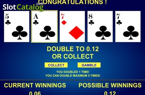 Οθόνη5. Joker Wild Poker (iSoftBet) Κουλοχέρης