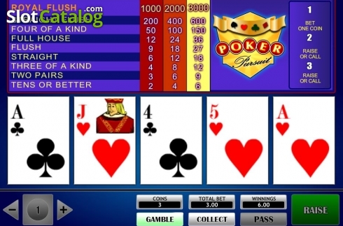 Οθόνη5. Video Poker Pursuit (iSoftBet) Κουλοχέρης