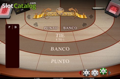 Οθόνη2. Punto Banco (iSoftBet) Κουλοχέρης