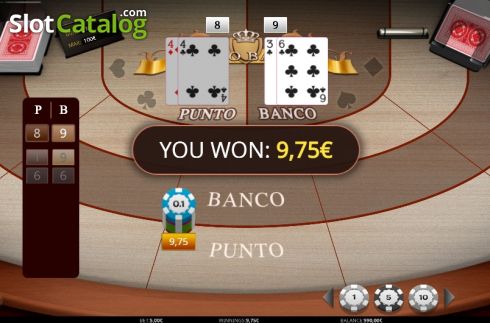 Οθόνη3. Punto Banco (iSoftBet) Κουλοχέρης