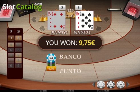 Οθόνη4. Punto Banco (iSoftBet) Κουλοχέρης