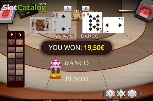 Οθόνη5. Punto Banco (iSoftBet) Κουλοχέρης