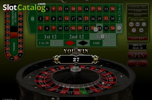 Οθόνη4. Roulette 3D (iSoftBet) Κουλοχέρης
