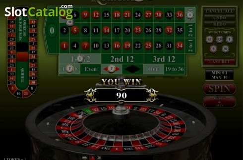 Οθόνη5. Roulette 3D (iSoftBet) Κουλοχέρης