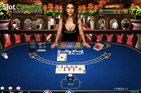 Οθόνη3. Stud Poker 3D (iSoftBet) Κουλοχέρης 