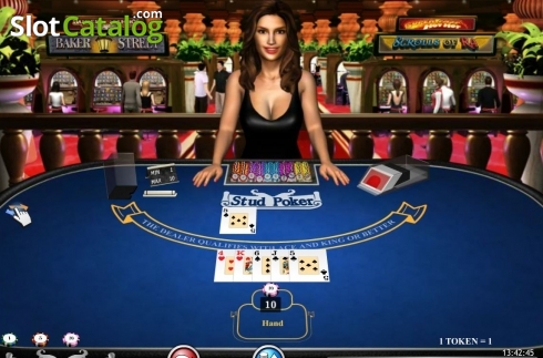 Οθόνη5. Stud Poker 3D (iSoftBet) Κουλοχέρης 